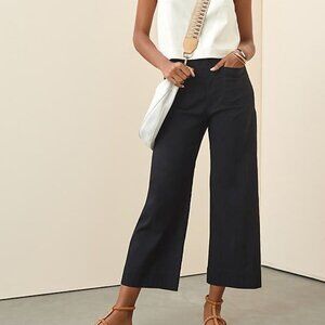 Maeve Black Wide Leg Pants